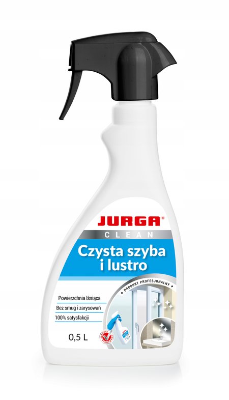 Jurga płyn mycie szyb i luster 0,5l BEZ SMUG I ZARYSOWAŃ
