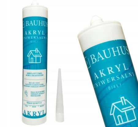 Akryl uniwersalny Bauhus 019 biały 310 ml