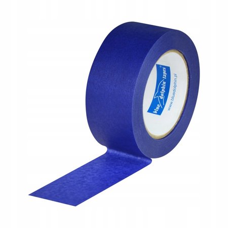 Taśma Malarska Niebieska Blue Dolphin Papierowa Odporna na UV 48 mm x 50 m