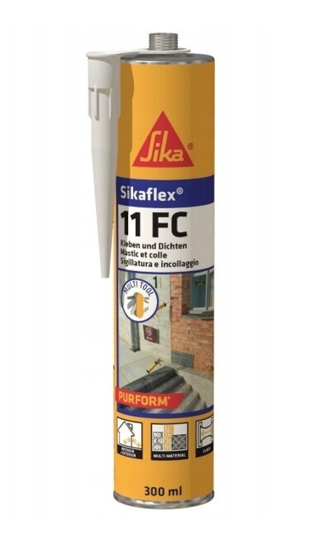 SIKA SIKAFLEX 11FC KLEJ USZCZELNIACZ POLIURETANOWY CZARNY 300 ml