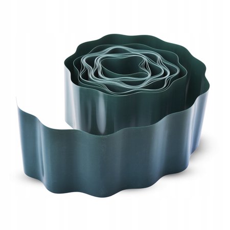 PrimeGarden Obrzeże trawnikowe Faliste 900cm x 20cm zielony