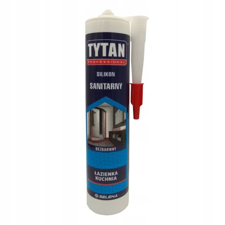 Silikon sanitarny Tytan Professional bezbarwny 280 ml