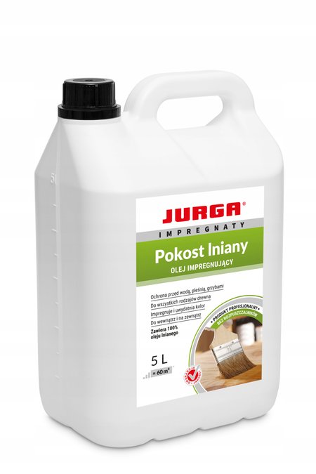Pokost lniany 100% impregnujący do drewna impregnat nierozcieńczany 5 l