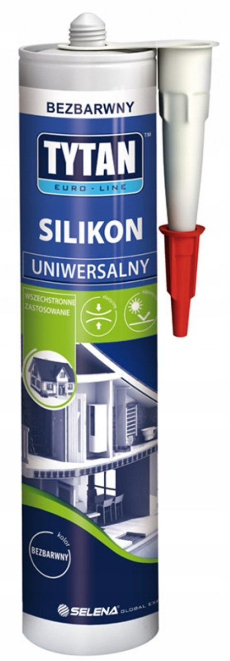 TYTAN SILIKON UNIWERSALNY BEZBARWNY 280ML EUROLINE