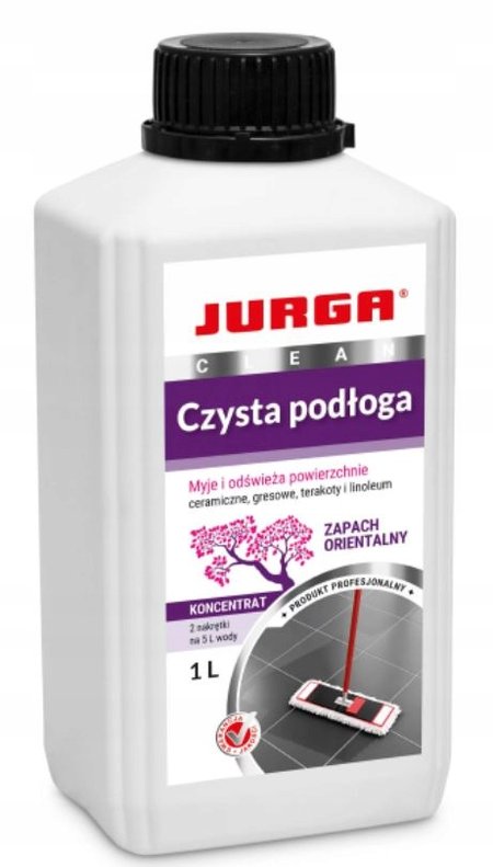 JURGA Czysta Podłoga 1L do Czyszczenia i Zmywania Większości Powierzchni