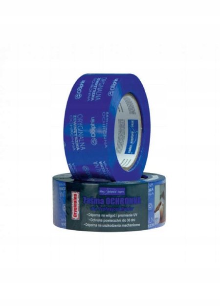 Taśma PCV ochronna zewnętrzna plastik metal szkło BLUE DOLPHIN 38 mm x 50 m