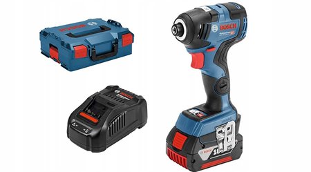 KLUCZ UDAROWY GDR 18V-200 C BOSCH 2x5,0Ah L-BOXX