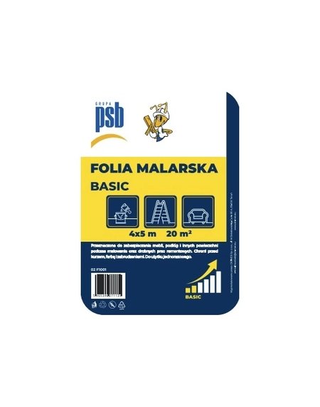 FOLIA MALARSKA BASIC PSB 4X5m
