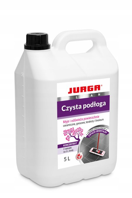 JURGA Czysta Podłoga 5L do Czyszczenia i Zmywania Większości Powierzchni