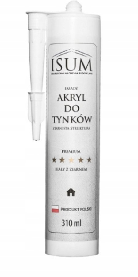 Uszczelniacz Isum 0,31 l AKRYL DO FASAD TYNKÓW
