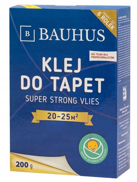 Klej Do Tapet Fizelinie Papier Bauhus Każdy rodzaj tapet STRONG