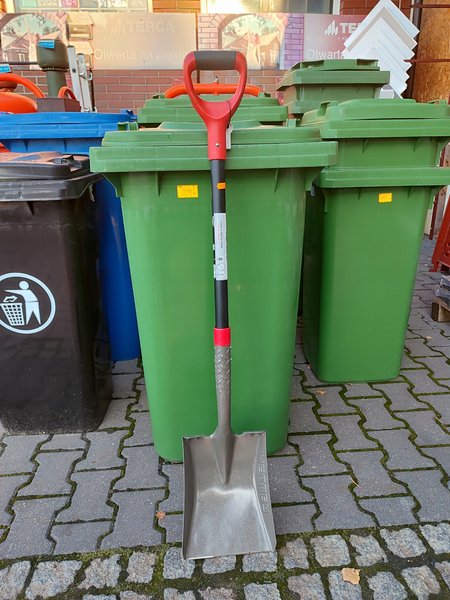 Łopata metalowa trzon FIBERGLASS HERMES