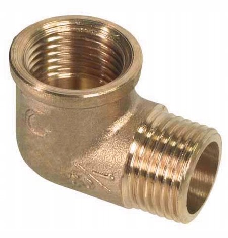 Kolanko mosiądz Invena 25 mm