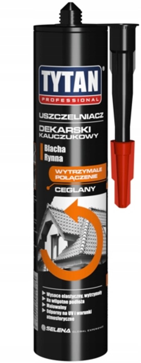 Uszczelniacz dekarski kauczukowy ceglany 280ml