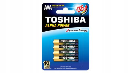 Bateria alkaliczna Toshiba AAA (R3) 4 szt.