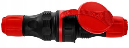 Zestaw gniazdo+wtyczka 2p+Z 16A 250V IP54 czarne SCHMITH SQGW-01