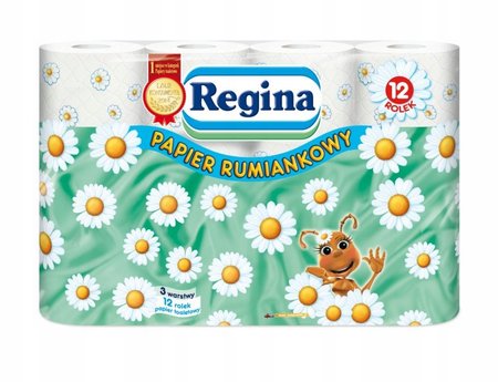 Papier toaletowy Regina Rumiankowy 3 warstwy (12 rolek)