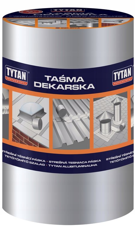 Taśma dekarska Tytan Professional 20cm/10mb aluminium