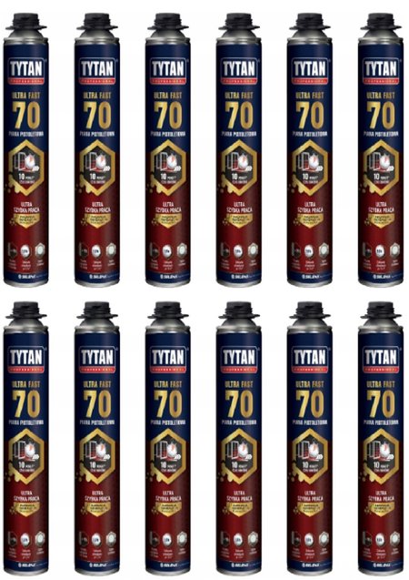 Tytan piana pistoletowa Ultra Fast 70 870ml
