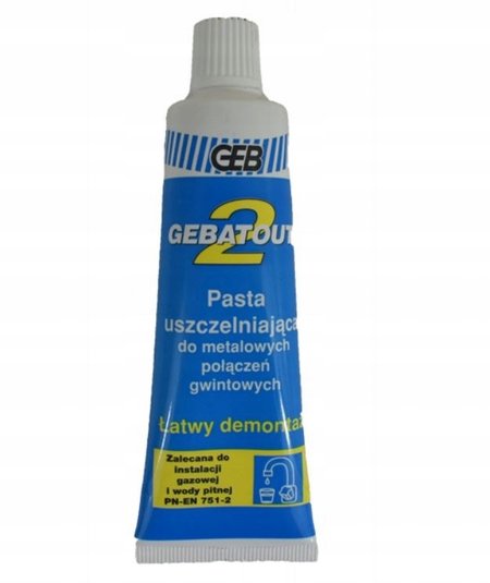 Pasta uszczelniająca GEBATOUT 2 - tuba 50 ml (80 g)