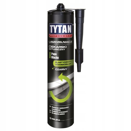 Uszczelniacz Tytan Professional czarny 0,28 l