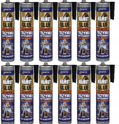 Klej montażowy Mamut biały, Bostik 290 ml