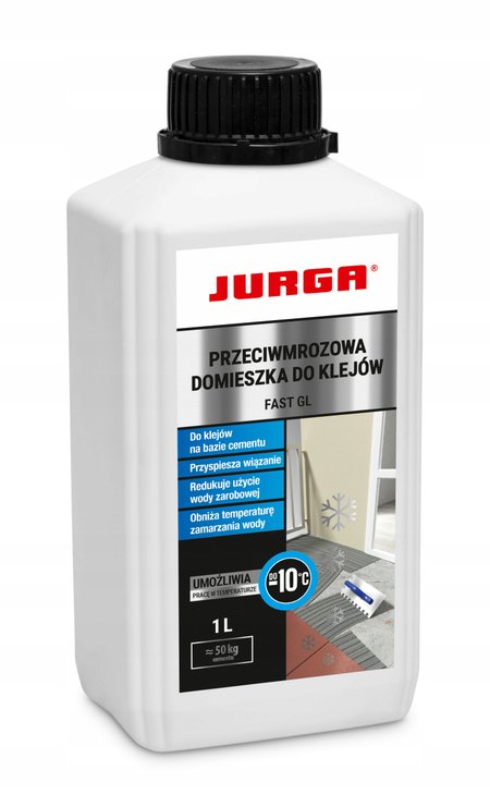JURGA FAST GL 1L do -10 st.C PRZECIWMROZOWA DOMIESZKA DO KLEJÓW