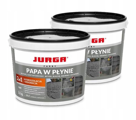 2xPapa w płynie - kolor szary - 12 kg - Jurga