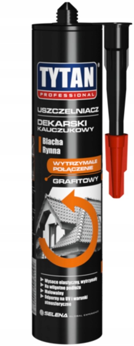 Uszczelniacz Tytan Professional GRAFITOWY 0,28 l