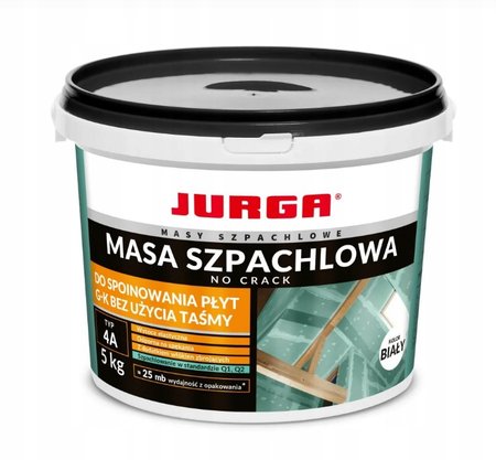 JURGA gotowa masa szpachlowa do łączenia naprawy NO CRACK 5 kg