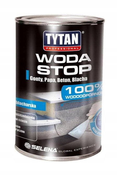 Uszczelniacz dekarski WODA STOP Tytan Professional 5 kg masa asfaltowa dach