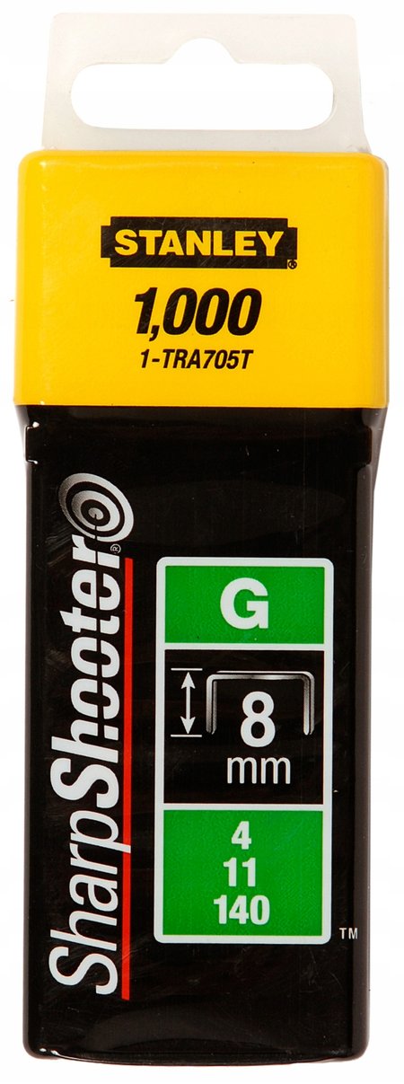 ZSZYWKI Stanley G 4/11/140 8 mm 1000 szt 1-TRA705T