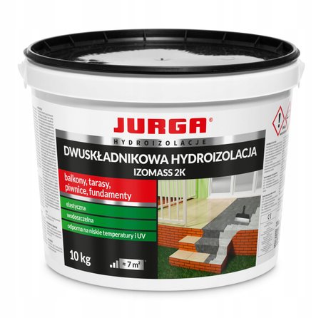 Izolacja Jurga folia w płynie IZOMASS 10KG DWUSKŁADNIKOWA