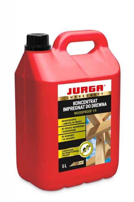 Jurga Impregnat do drewna Woodproof 1:9 ZIELONY 5L