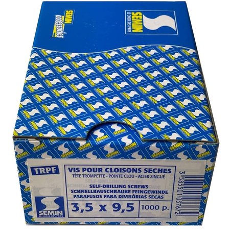 Wkręty do stali Semin 3,5 x 9,5 mm 1000 szt.