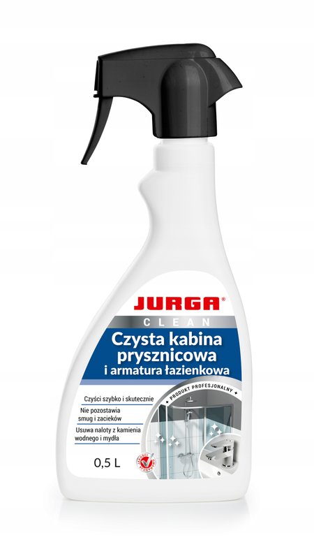 JURGA CLEAN CZYSTA KABINA PRYSZNICOWA 0,5L SPRAY Środek do mycia