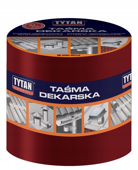 TYTAN taśma dekarska 15cm/10m ceglany
