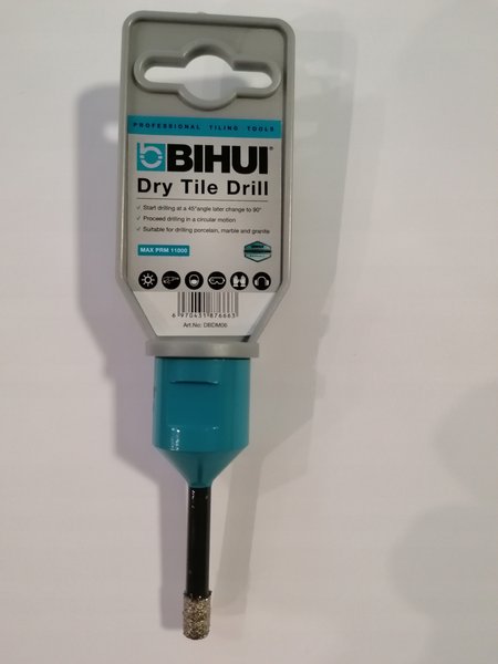 BIHUI OTWORNICA DIAMENTOWA DO GRESU 6MM M14