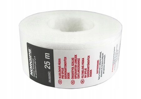 NORGIPS Taśma fizelinowa do połączeń płyt g-k 25m