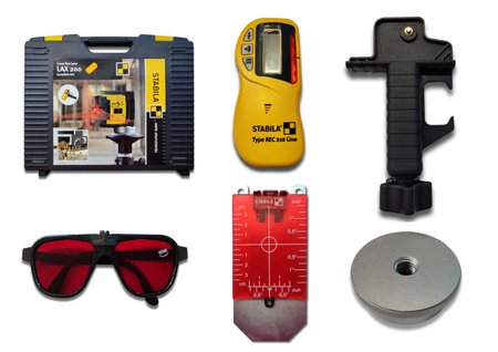 STABILA LAX 200 Laser krzyżowy zestaw