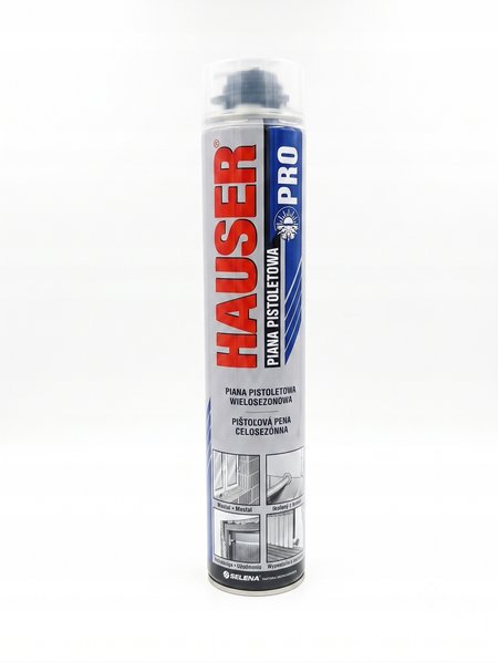 Piana montażowa TYTAN 750 ml HAUSER PIANA BUDOWLANA pistoletowa