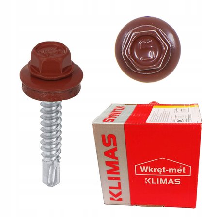 Wkręty do drewna Wkręt-Met 4,8 x 35 mm 250 szt. WIŚNIA 3009