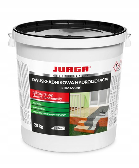 Izolacja Jurga folia w płynie IZOMASS 20KG DWUSKŁADNIKOWA