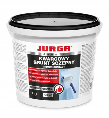 Jurga Primer Contact 7kg | grunt szczepny kwarcowy do betonu i płytek