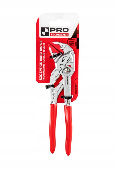 SZCZYPCE NASTAWNE REGULOWANE PŁASKIE 180MM PRO