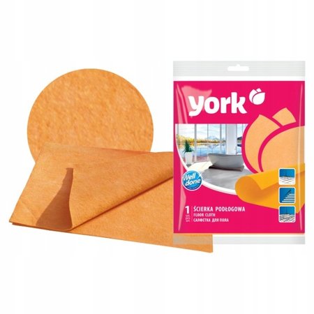 Ścierka wiskoza York w opakowaniu 1 szt. pomarańczowy