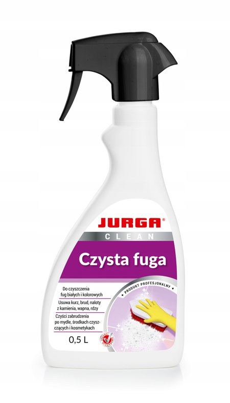 JURGA Czysta Fuga 0.5L do czyszczenia fug BIAŁYCH I KOLOROWYCH