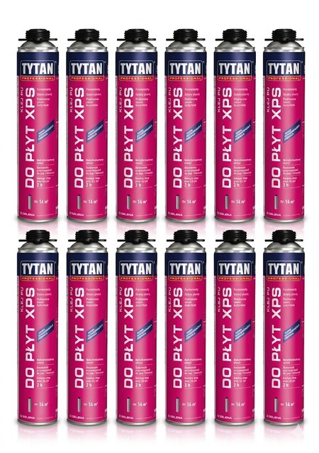 Klej PU do styropianu płyt XPS Tytan Professional 750 ml fundamenty fasada