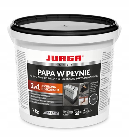 Papa w płynie Jurga 2802 czarny 7 l NA ZEWNĄTRZ I WEWNĄTRZ