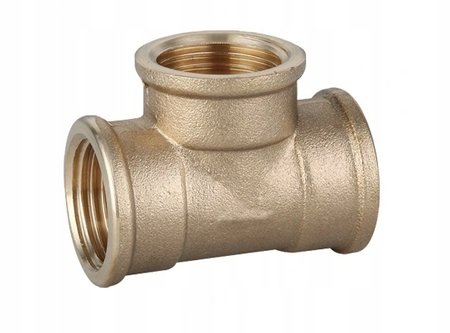 Trójnik mosiądz Invena 1 mm